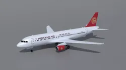 Airbus A320 Juneyao Air 3D model