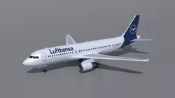 Airbus A320 Lufthansa 3D model