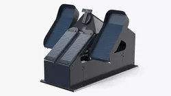 Airbus Aircraft Rudder Pedals Control Unit 3D model