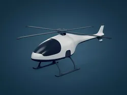 Aircraft Low-poly 3D model