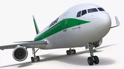 Alitalia Boeing 767 Passenger Jet Rigged for Maya 3D model