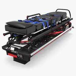 Ambulance Folded Stretcher 3D model
