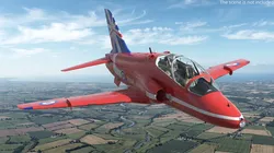 BAE Systems Hawk T1 Jet Flying Simplified 3D model