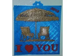 Beach Magnet & Ornament / IEC3D