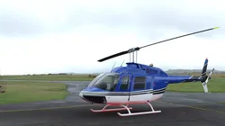 Bell 206B5 JetRanger Helicopter Rigged for Cinema 4D 3D model