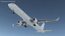 Boeing 757-300 with Cabin and Doors Rigged for Maya 3D model