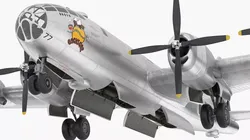 Boeing B-29 Bockscar Rigged for Cinema 4D 3D model