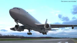Boeing KC46 Pegasus Tanker Aircraft Gray 3D model