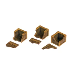 Broken Wood Boxes