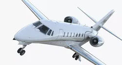 Business Jet Cessna 680 Sovereign Model 3D model