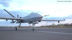 CAIG Wing Loong II Military Drone Vehicle Rigged for Cinema 4D 3D model