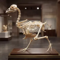 Chicken Skeleton Rigged For Maya 3D model
