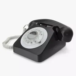 Classic Rotary Dial Table Phone 3D model