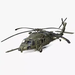 Combat Rescue Helicopter Sikorsky HH60G Pave Hawk 3D model