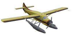 de Havilland Canada DHC-3 Otter Low-poly 3D model