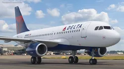 Delta A320 Passenger Aircraft Jet Airliner Simplified 3D model
