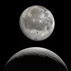 Detailed Moon For Blender 3D model