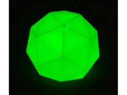 Dodecahedron Buckyball, Holiday Ornaments