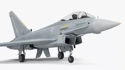 Eurofighter Typhoon Jet Rigged for Maya 3D model