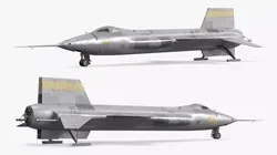Experimental High Speed Bomber Aircraft 3D model