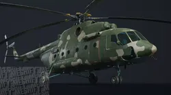 Heavy Military Transport Helicopter Low-poly 3D model