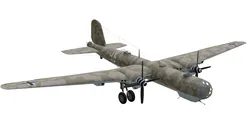 Heinkel He 177 Greif Low-poly 3D model