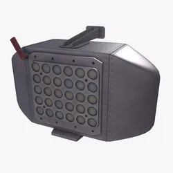 Helicopter Flares Dispenser --289-- Low-poly 3D model