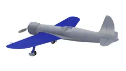 Hughes H1 Racer Low-poly 3D model