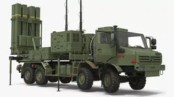 IRIS-T SLM SAM Launcher Rigged 3D model