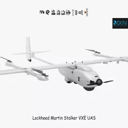 Lockheed Martin Stalker VXE UAS 3D model