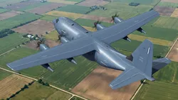 Lockheed MC-130J Commando II Air Force Plane Rigged for Maya 3D model