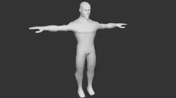 Low-Poly Male Base Mesh