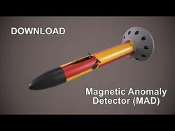 Magnetic Anomaly Detector MAD --77-- Low-poly 3D model