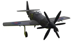 Martin Baker MB 5 Low-poly 3D model