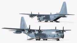 MC 130E Special Operations Transport Aircraft 3D model