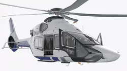 Medium Utility Helicopter Rigged for Cinema 4D 3D model