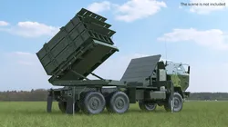 Military MLRS Launcher Module Rigged for Cinema 4D 3D model