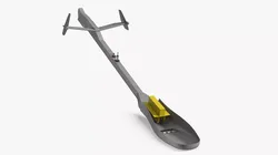 Military Refueling Boom in Flight Configuration 3D model