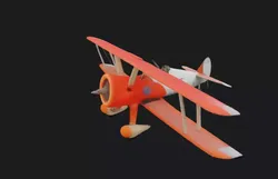 Modern Aircraft 3D Model 3D model