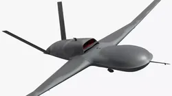 MQ20 Avenger Jet Powered Military Drone Rigged for Cinema 4D 3D model