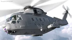 Multipurpose Medium Transport Helicopter Cinema 4D Rigged 3D model
