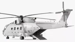 Multipurpose Medium Transport Helicopter Maya Rigged 3D model