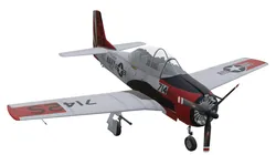 North American T-28 Trojan Low-poly 3D model