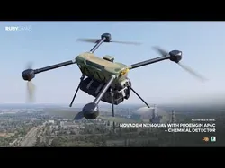 Novadem NX160 UAV with Proengin AP4C and Chemical Detector 3D model