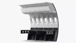 Passenger Aircraft Wall Section Module 3D model