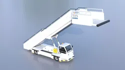 Passenger Stairs 580  PBR Static Scenery Ready  Low-poly 3D model
