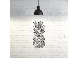 Pineapple wall sculpture 2D