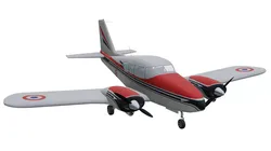 Piper PA-23 Apache Low-poly 3D model