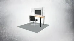 QSEG Desk Partition - Single - Full Print
