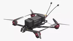 Quadcopter FPV Drone with Camera and Battery 3D model